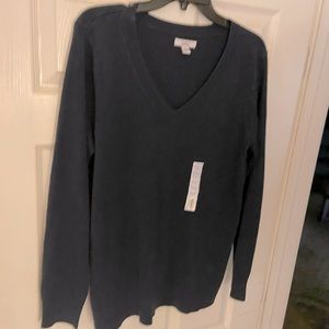 Blue- NWT- Croft and Barrow- L- Extra Soft Sweater